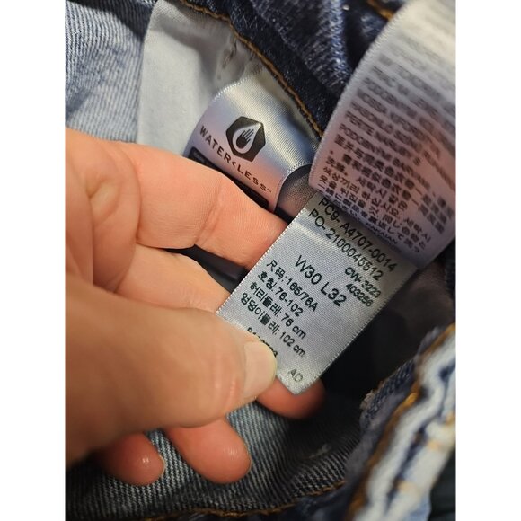 Levi’s ‘94 Baggy Cargo Jeans 30x32 Wide Leg Boho Y2k - Picture 6 of 8